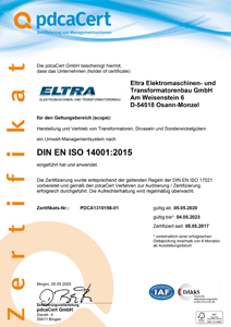 Eltra- DIN EN ISO 14001:2015